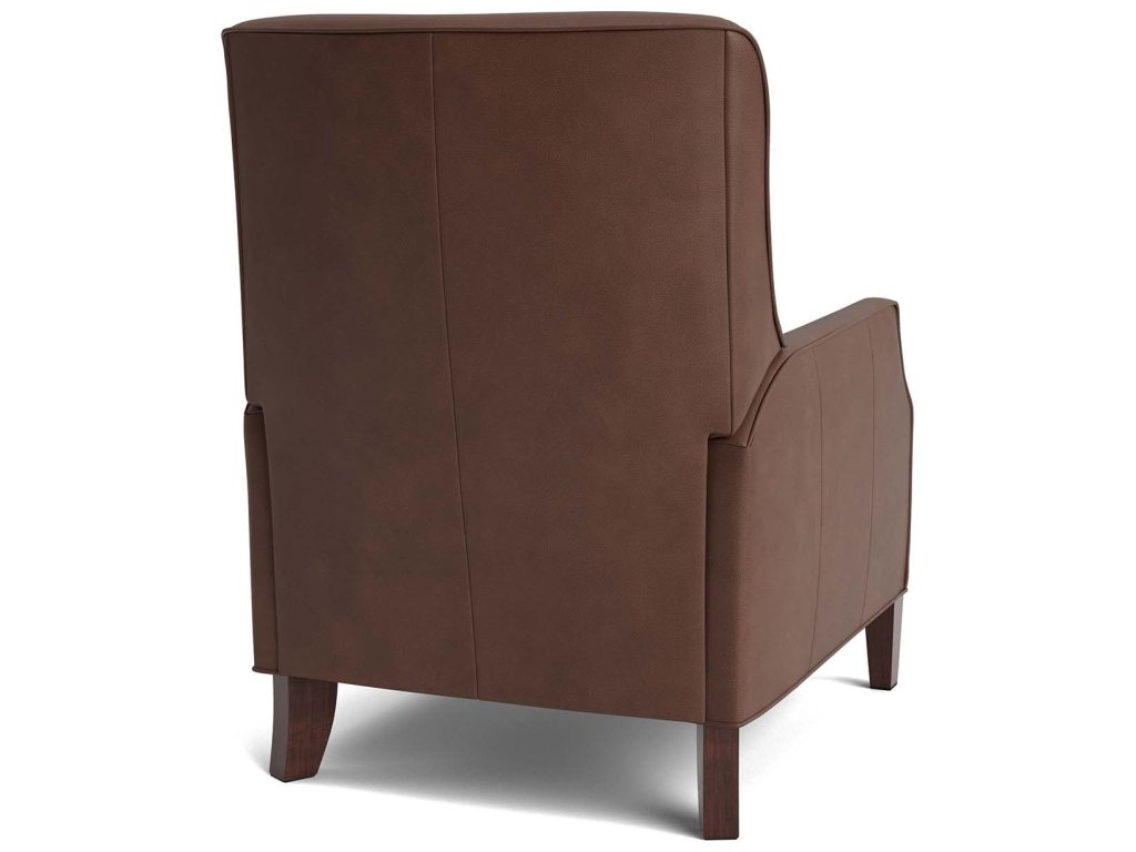 Kent Leather Slope Arm Manual Recliner - image 5