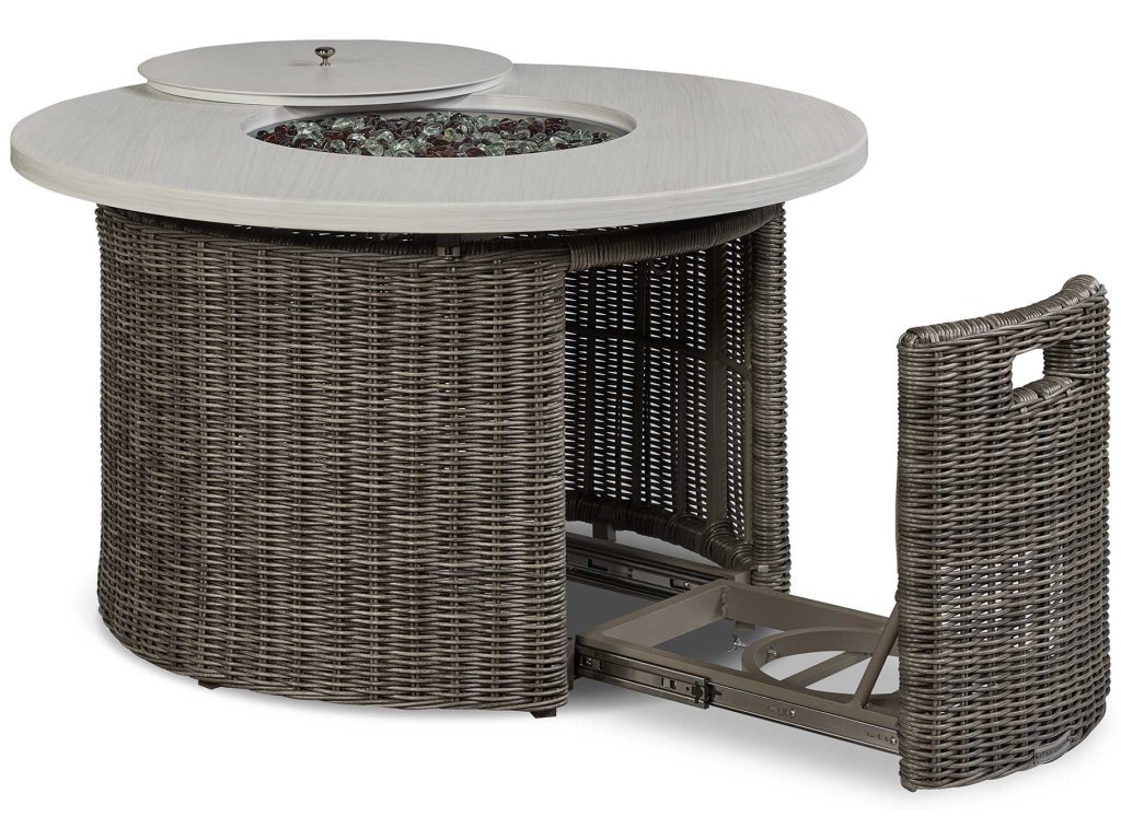 Oasis Outdoor Wicker Fire Pit - image 4