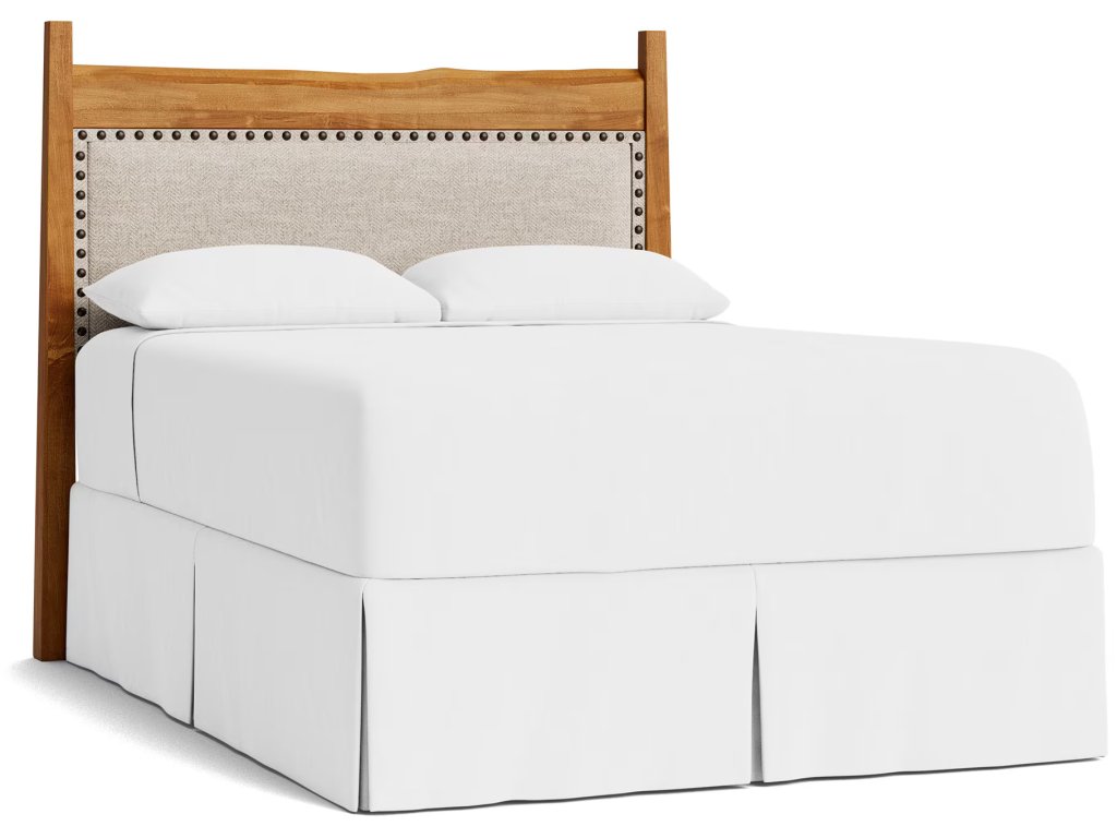 Heritage Live Edge Upholstered Headboard - main image