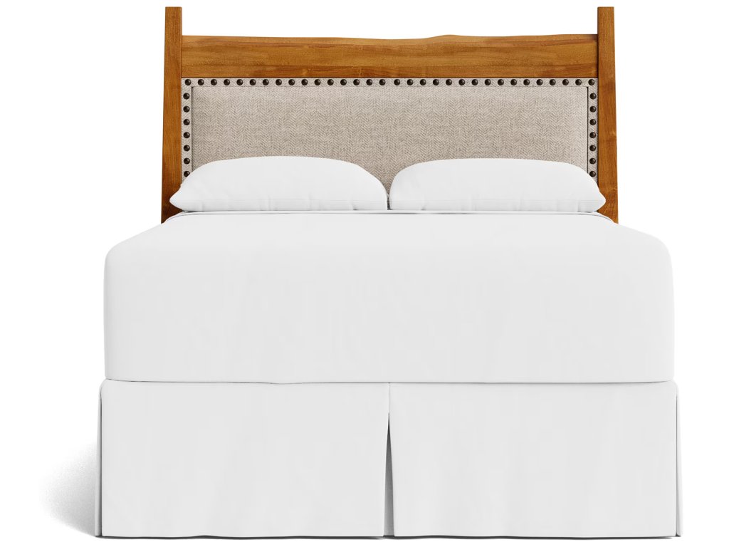 Heritage Live Edge Upholstered Headboard - image 1