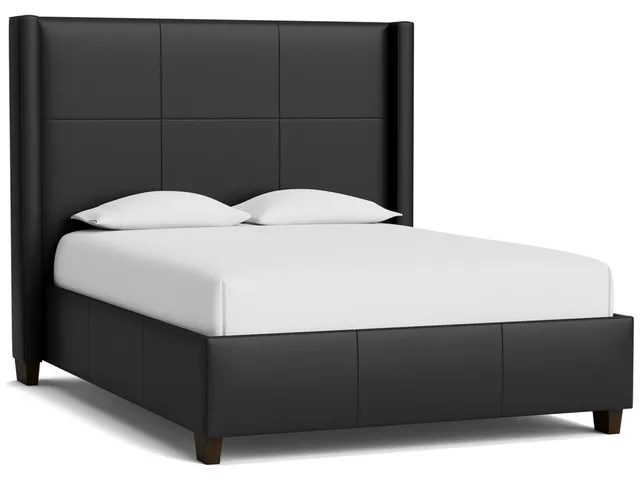 Dublin Leather Upholstered Storage Bed