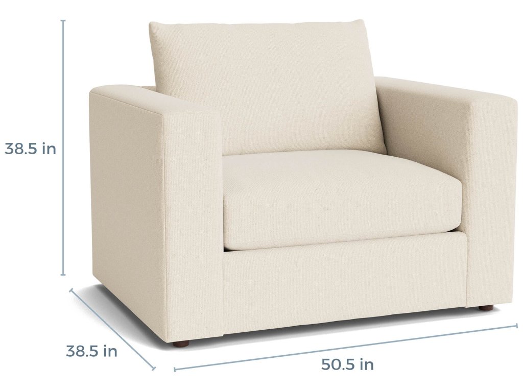 Beckham Wide Arm Chair and a Half - image 4