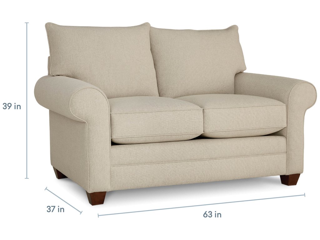 Alexander Roll Arm Loveseat - image 1