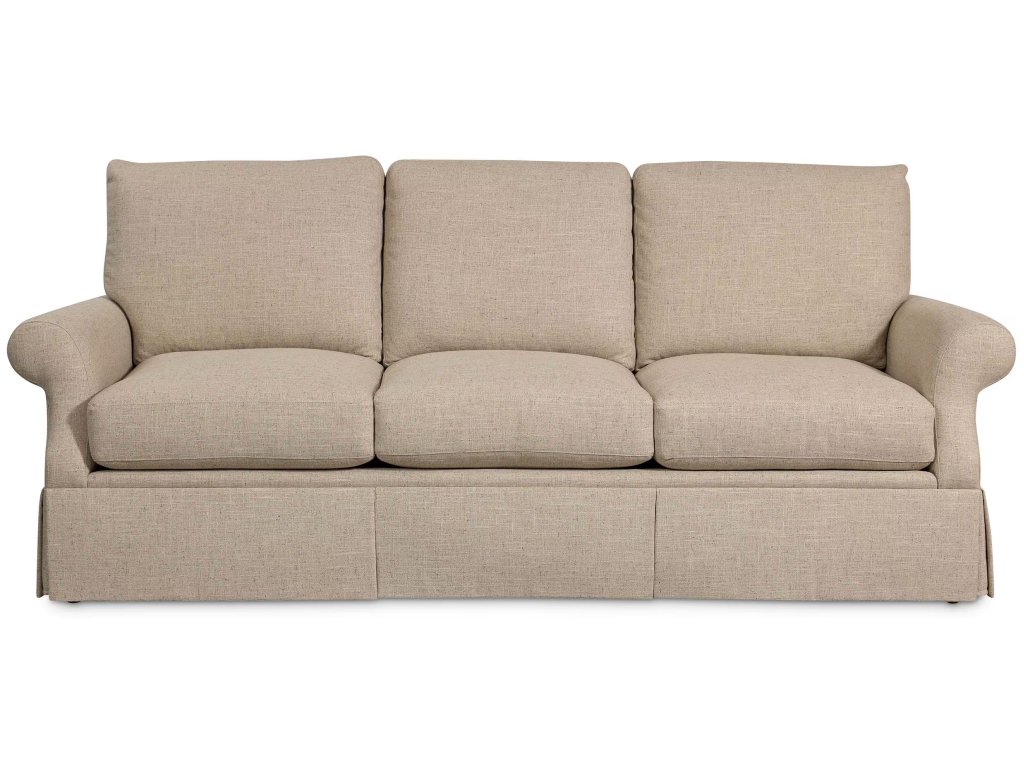 Davenport Roll Arm Skirted Sofa - main image