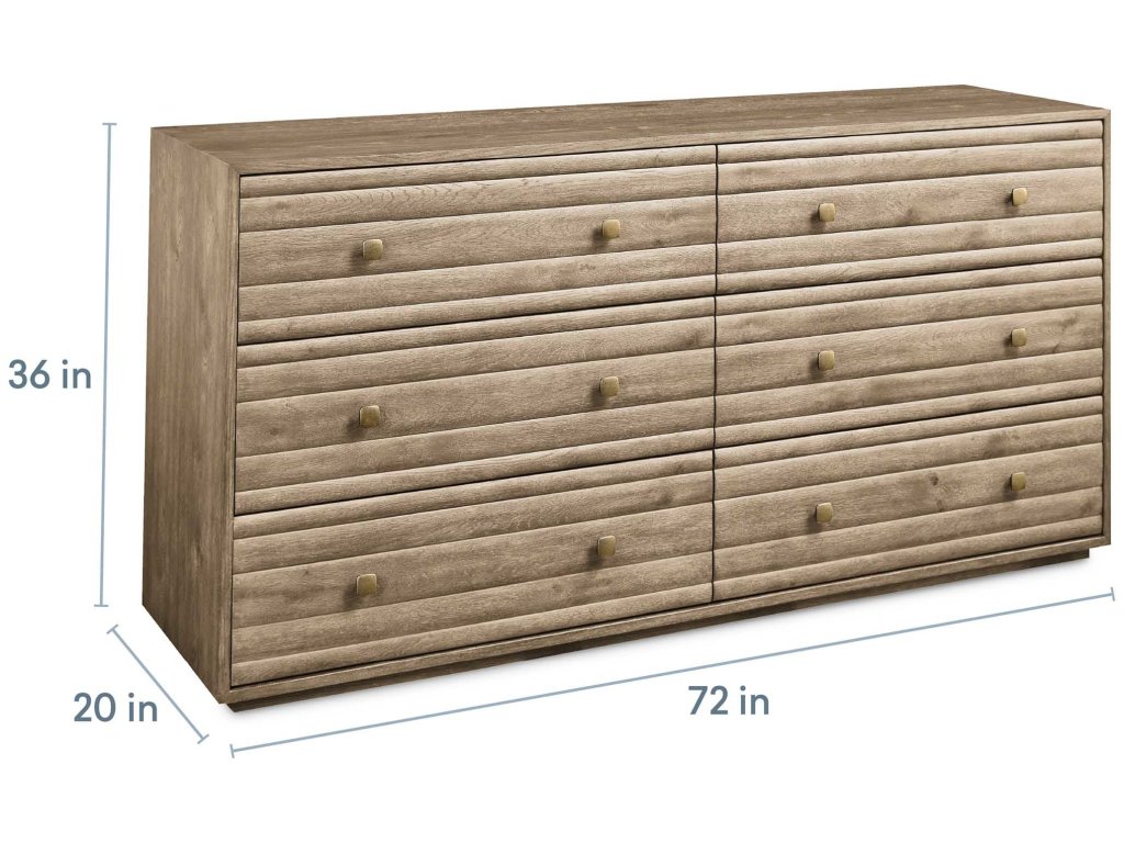 Andora 6 Drawer Dresser - image 4