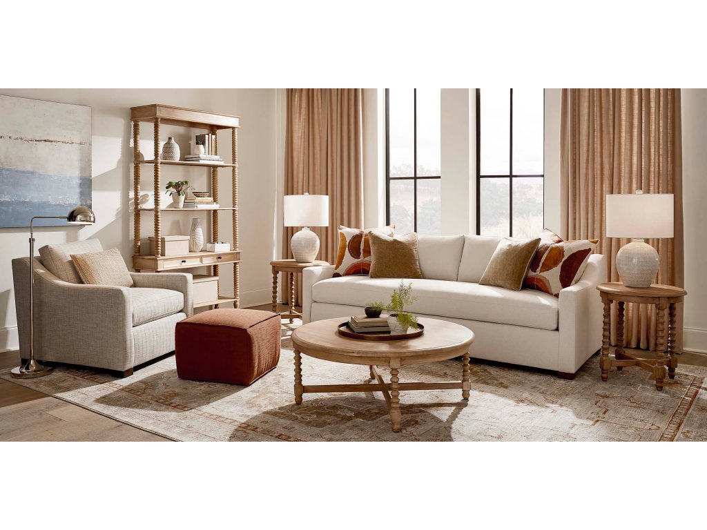 Oliver Slope Arm Bench Sofa - image 1