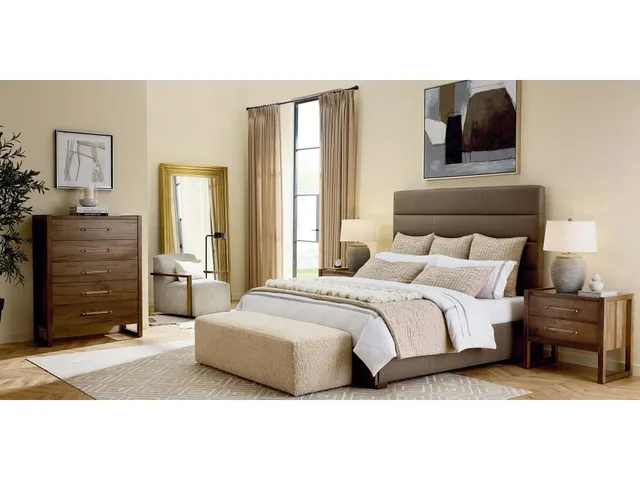 Parkton Leather Upholstered Storage Bed