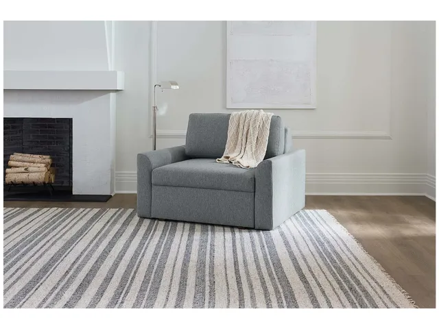 Z4 Knife Arm Twin Sleeper Chair - Alternative View