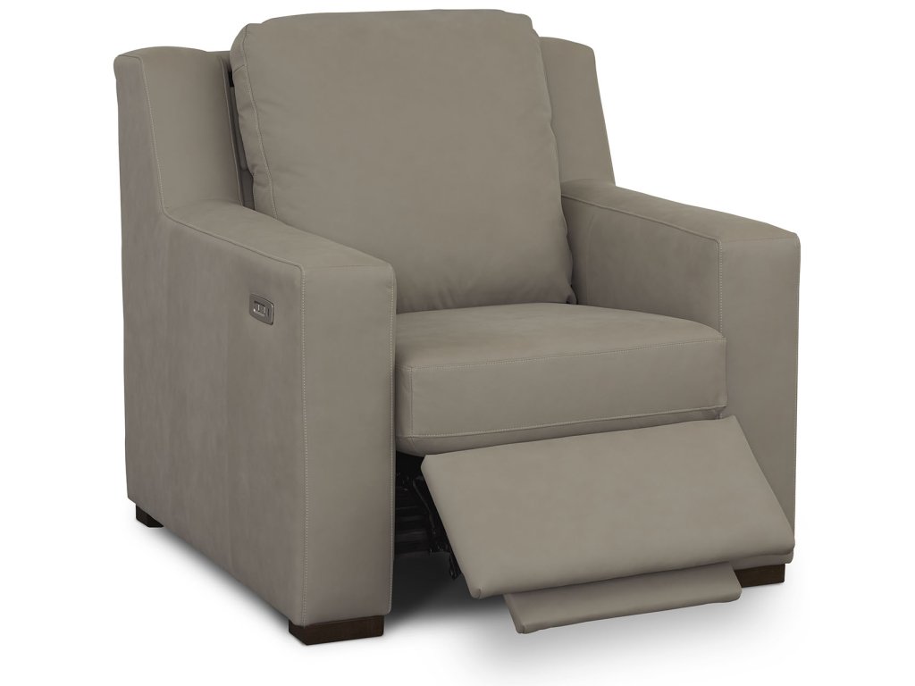 Somers Leather Track Arm Power Zero Gravity Wall Recliner - image 5