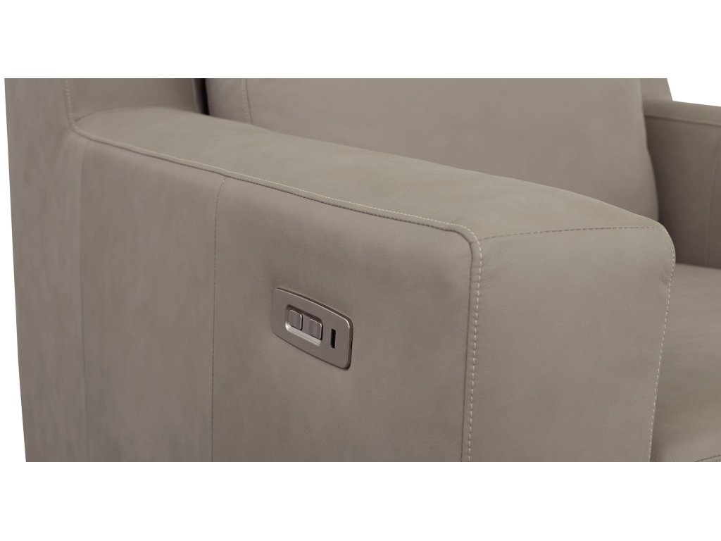 Somers Leather Track Arm Power Zero Gravity Wall Recliner - image 10