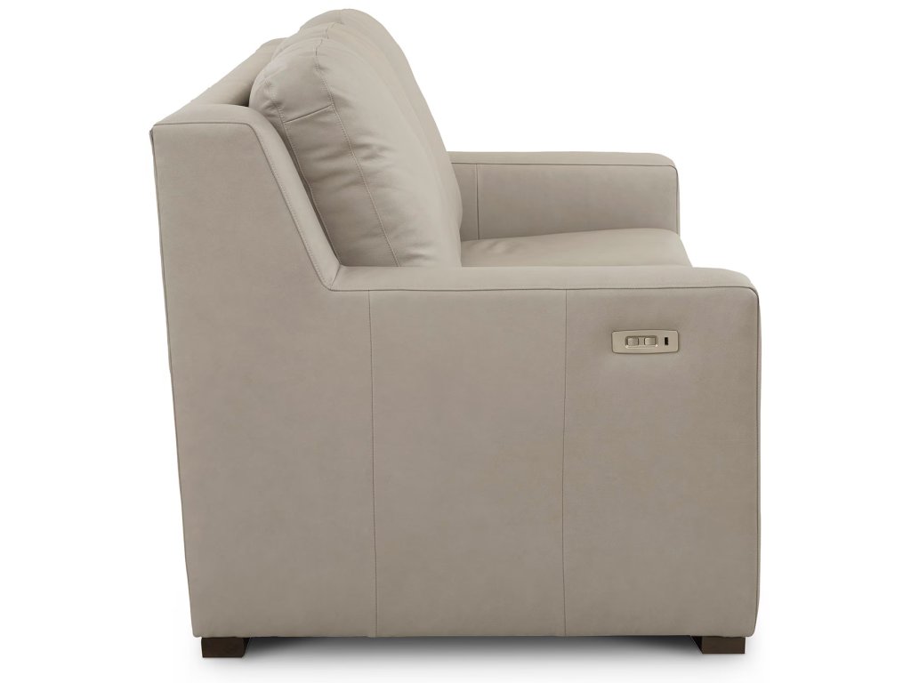 Somers Leather Track Arm Reclining Sofa - image 5