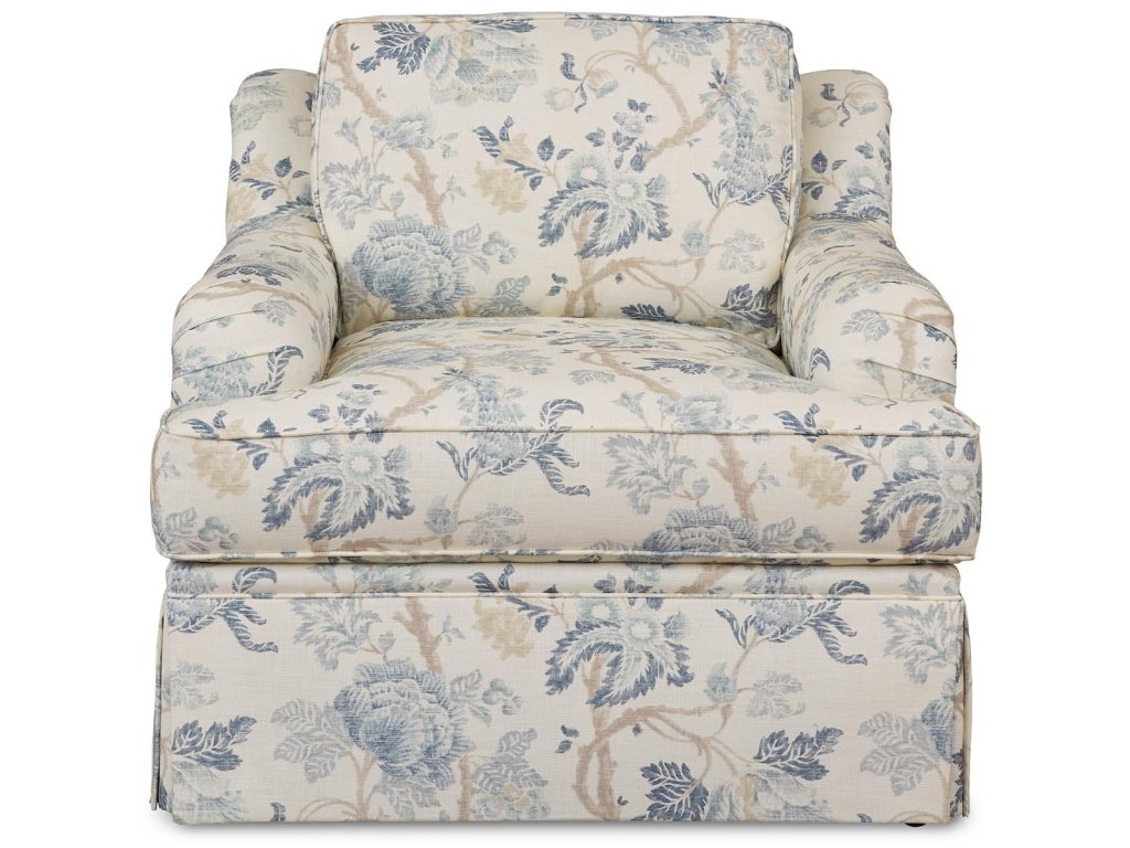 Stockten English Arm Skirted Chair - main image