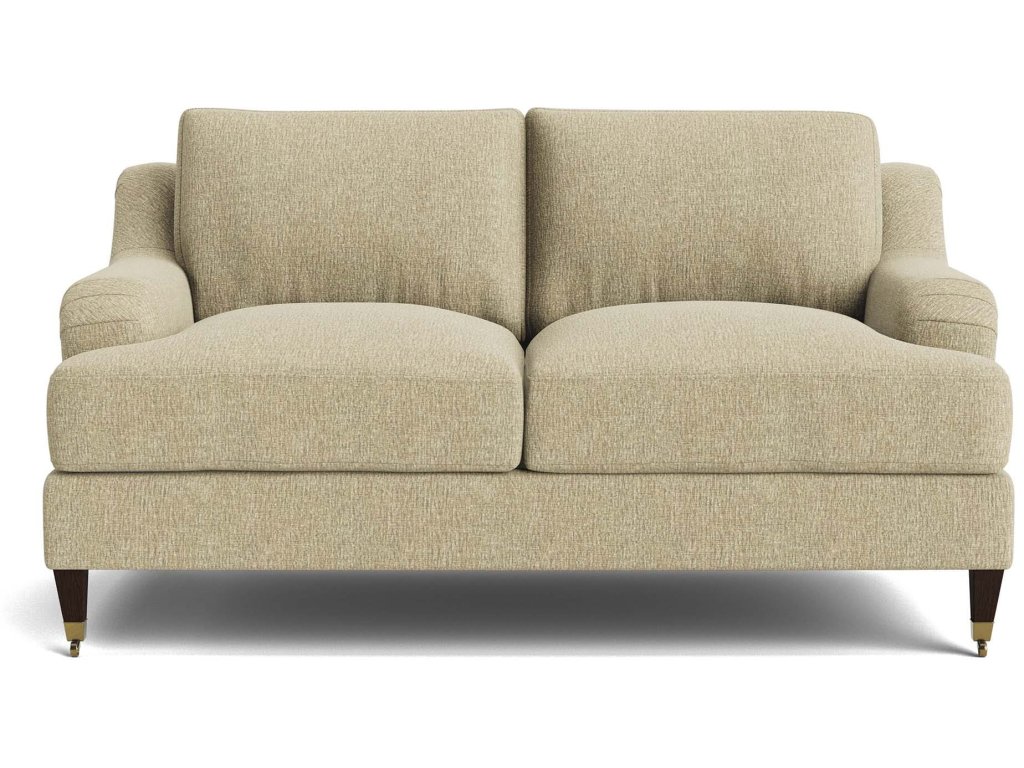 Stockten English Arm Loveseat with Casters - main image