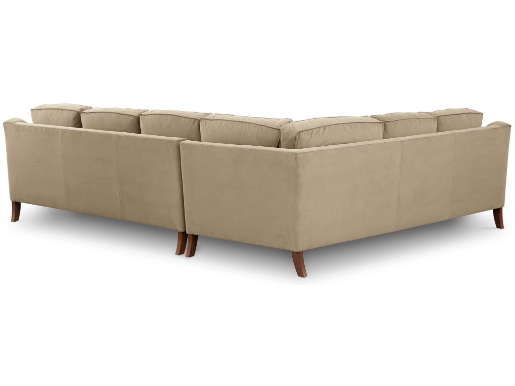 Stockten English Arm L-Shape Sectional with Casters - image 7