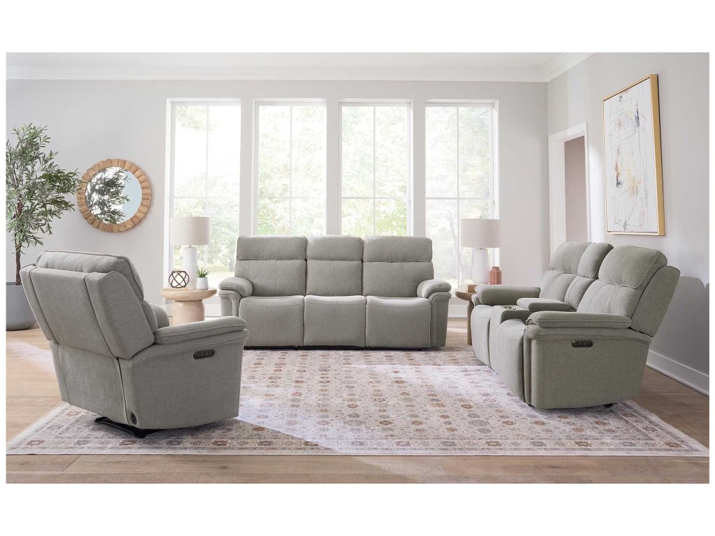 Andre Power Reclining Loveseat with Center Console - image 1