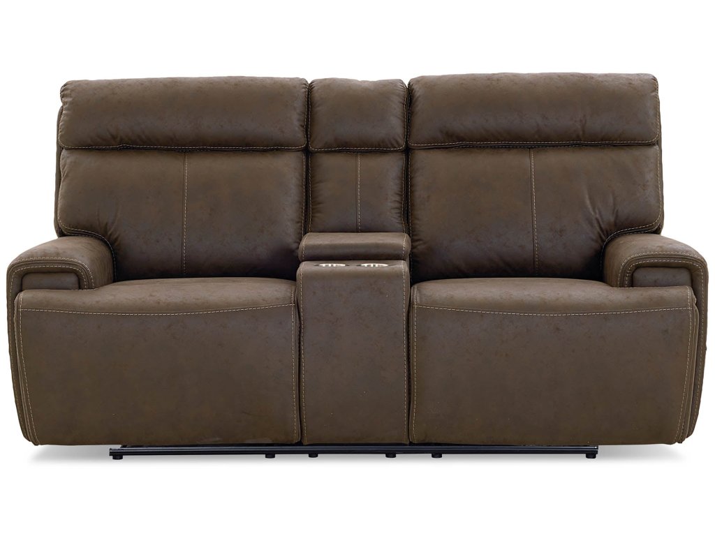 Nathan Power Reclining Loveseat with Center Console - main image