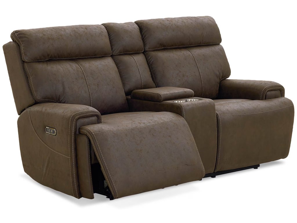 Nathan Power Reclining Loveseat with Center Console - image 4