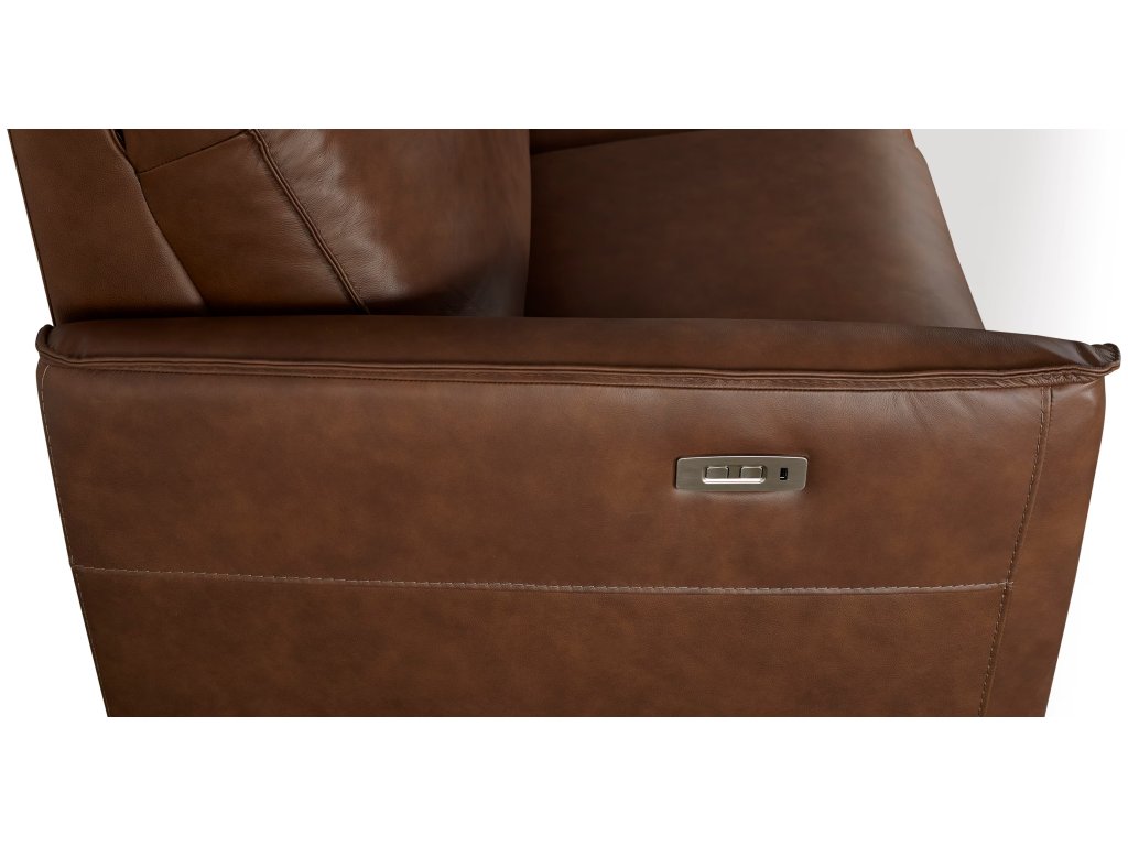 Everett Leather Modular Reclining Sofa - image 11