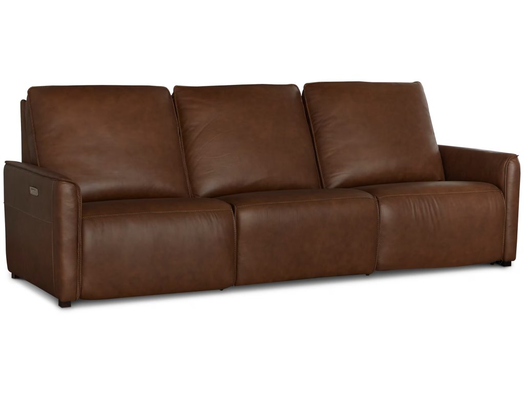 Everett Leather Modular Reclining Sofa - image 6