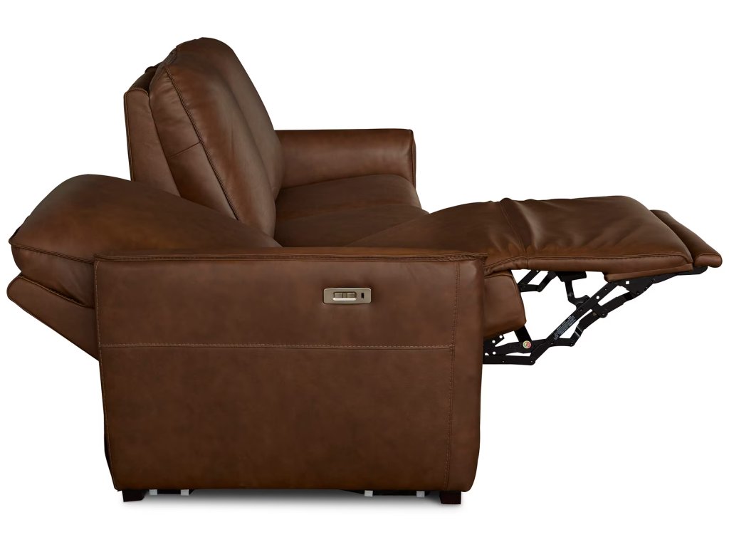 Everett Leather Modular Reclining Sofa - image 9