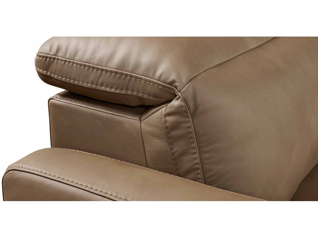 Caswell Leather Power Reclining L-Shaped Sectional - image 7