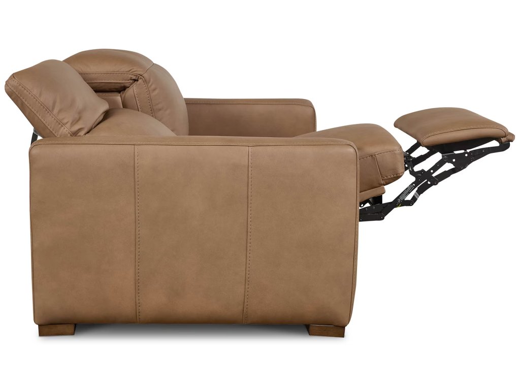 Caswell Leather Power Reclining Loveseat - image 4