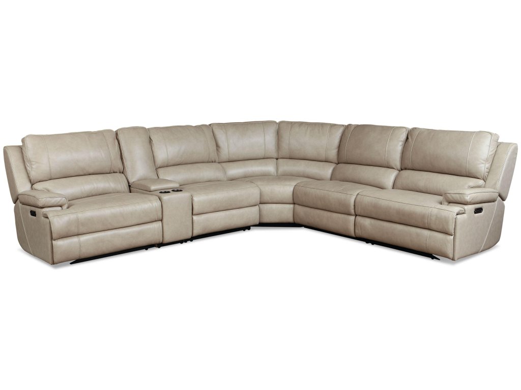 Parsons Leather Power Reclining Sectional - main image