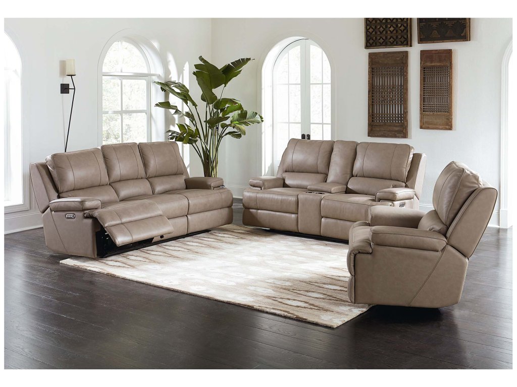 Parsons Leather Power Reclining Sectional - image 2