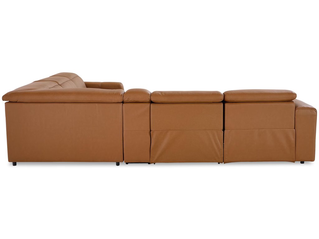 Airy Leather Power Reclining Sectional - image 8