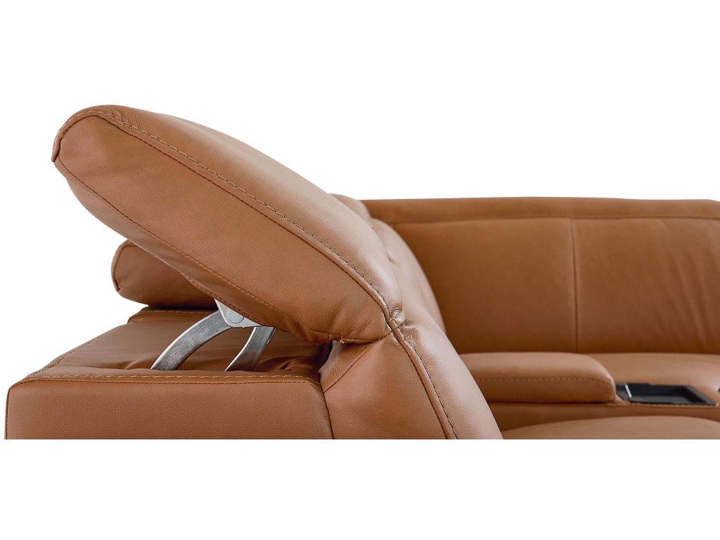 Airy Leather Power Reclining Sectional - image 9