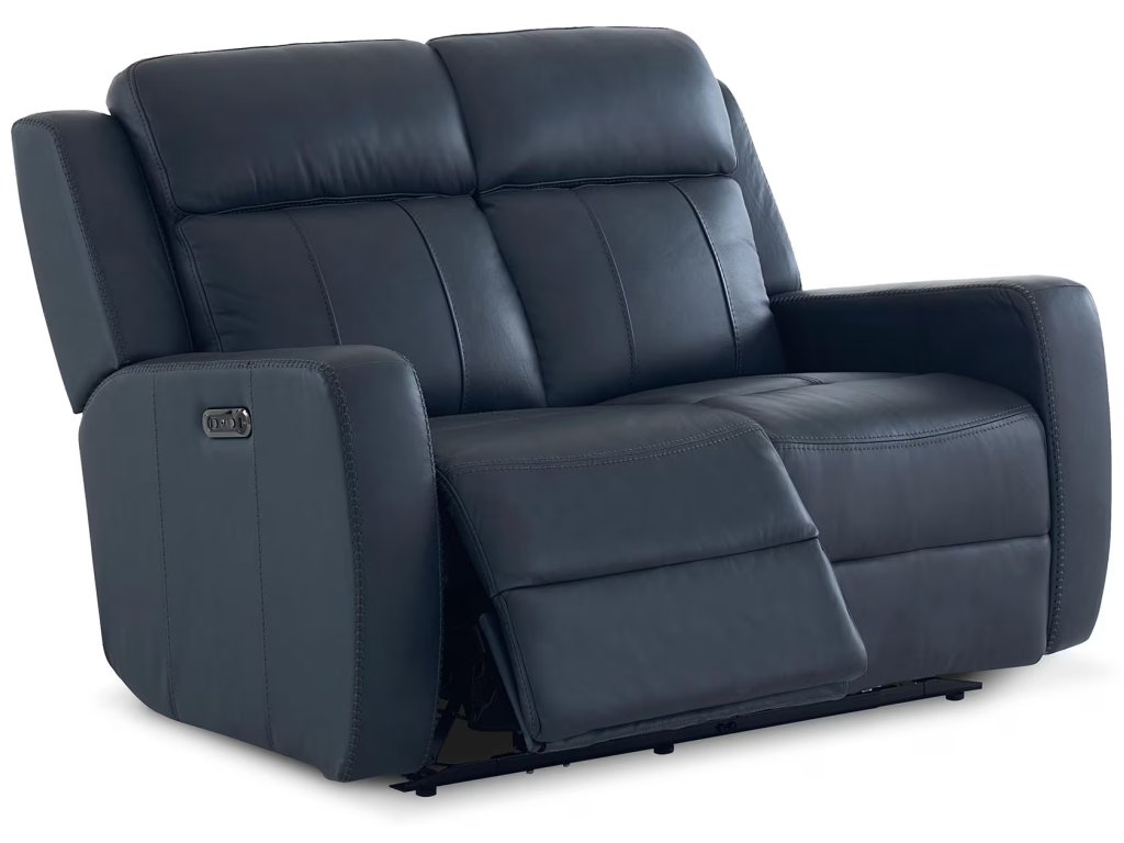 Norwood Leather Power Reclining Loveseat - image 2