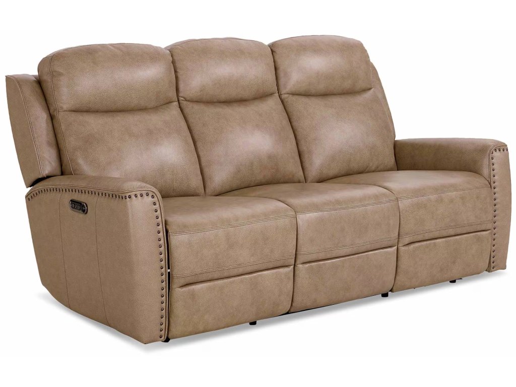 Douglas Leather Power Reclining Sofa - image 3