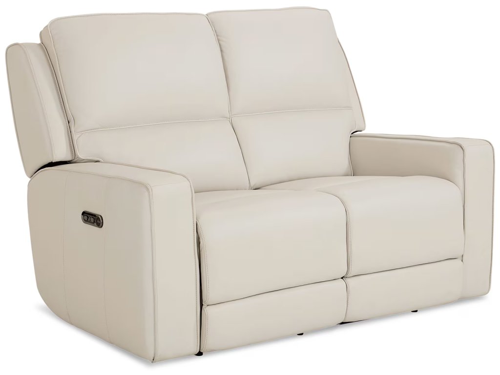 Raymond Leather Power Reclining Loveseat - image 1