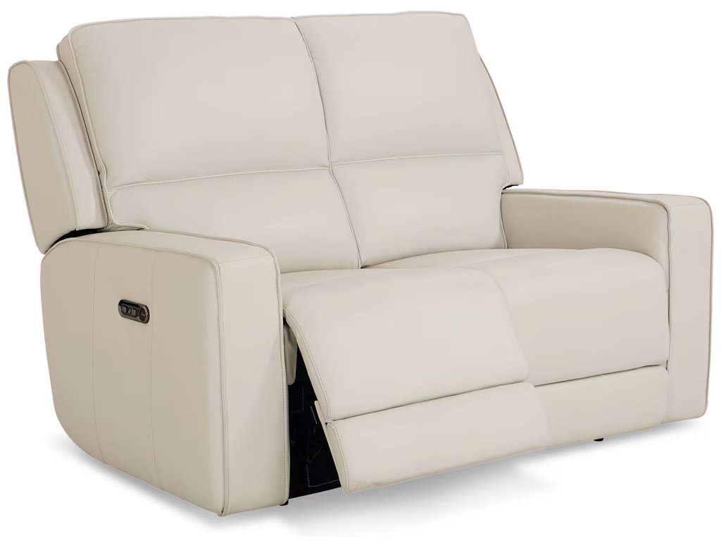 Raymond Leather Power Reclining Loveseat - image 2