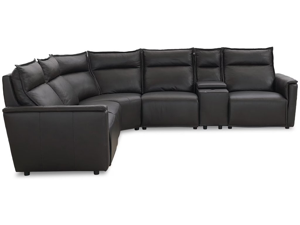 Chauncey Leather Power Reclining Sectional - image 6