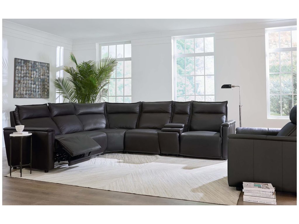 Chauncey Leather Power Reclining Sectional - image 2