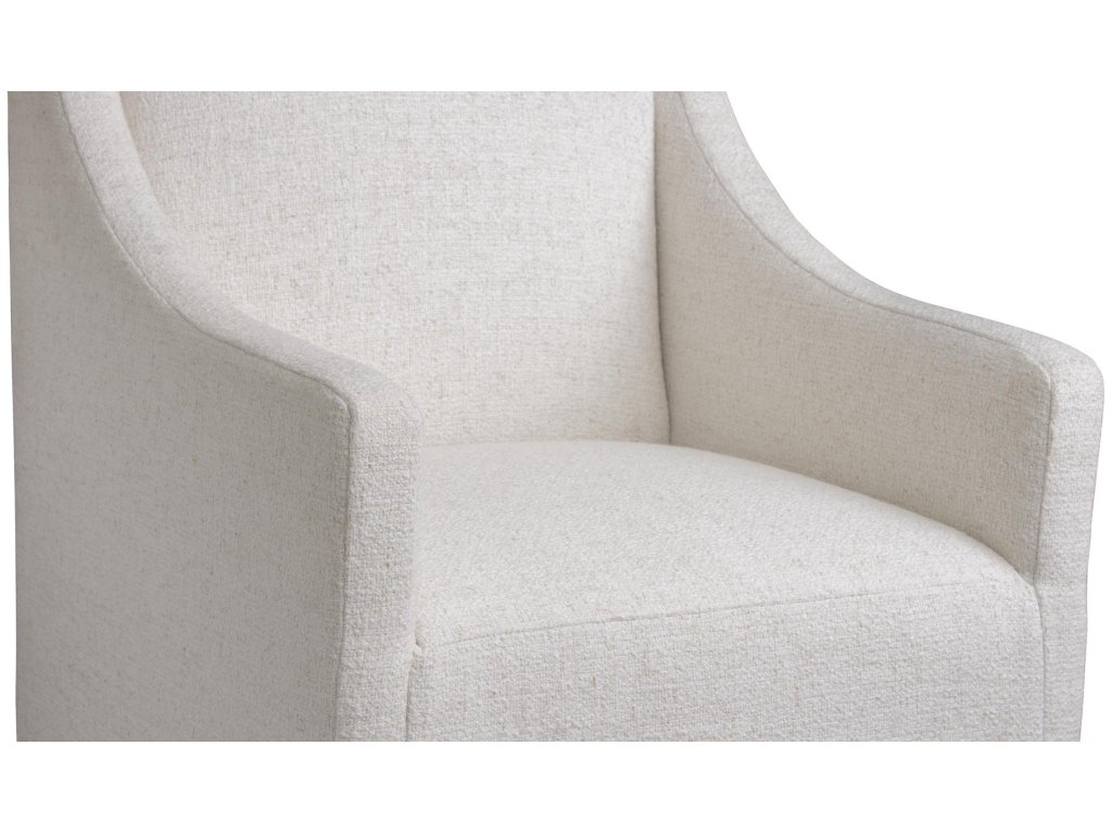 Banks Upholstered Dining Armchair with Casters - image 8