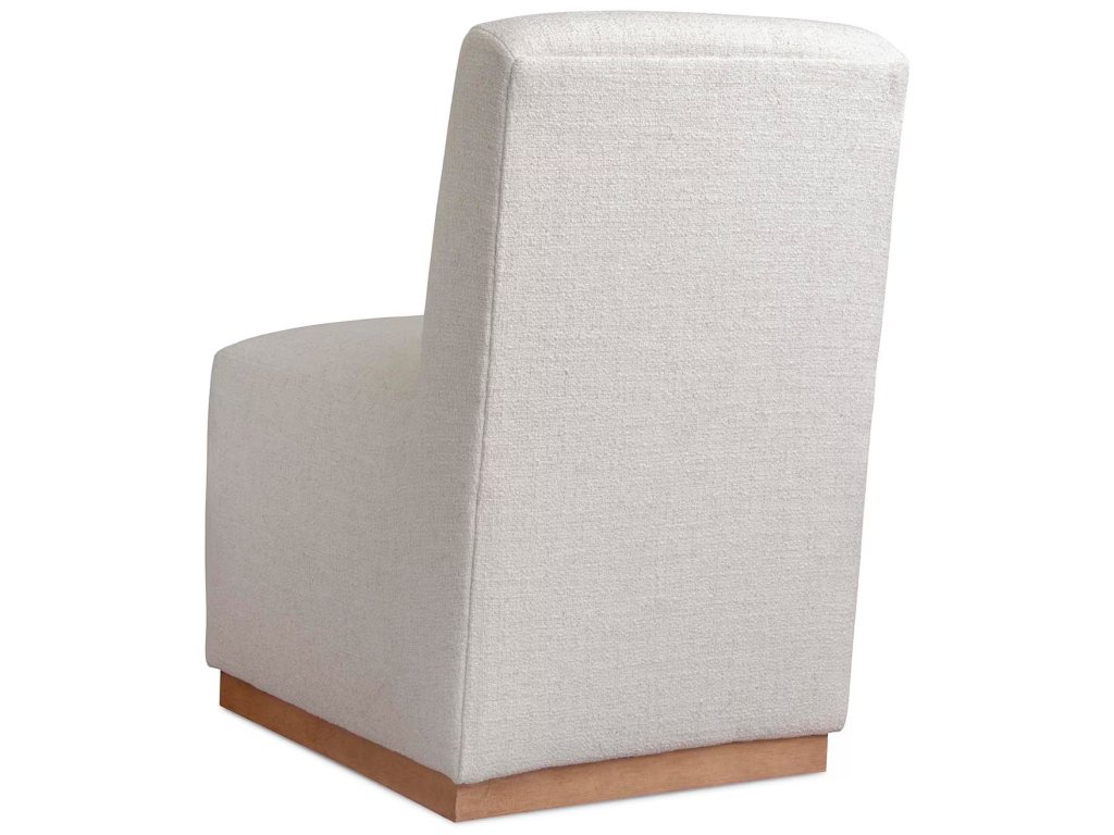Banks Upholstered Dining Side Chair with Casters - image 5