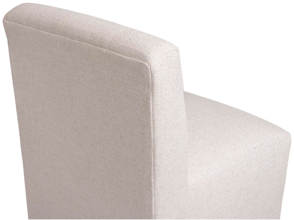 Banks Upholstered Dining Side Chair with Casters - image 7