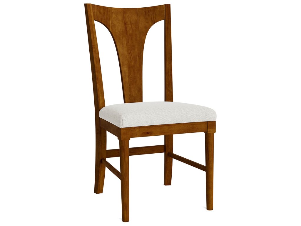 HideAway Gordon Maple Dining Chair with Upholstered Seat - main image