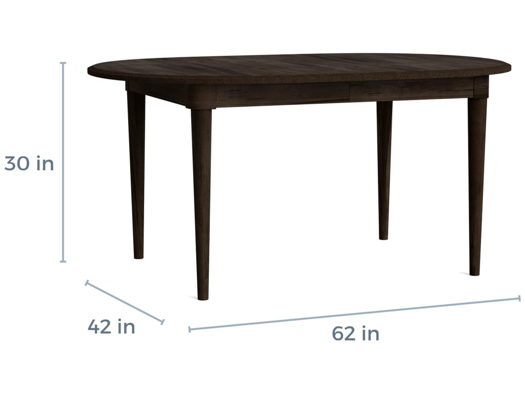 HideAway Solid Maple Oval Dining Table - image 4