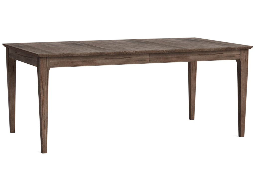 HideAway Solid Maple Boat Shaped Extendable Dining Table - main image