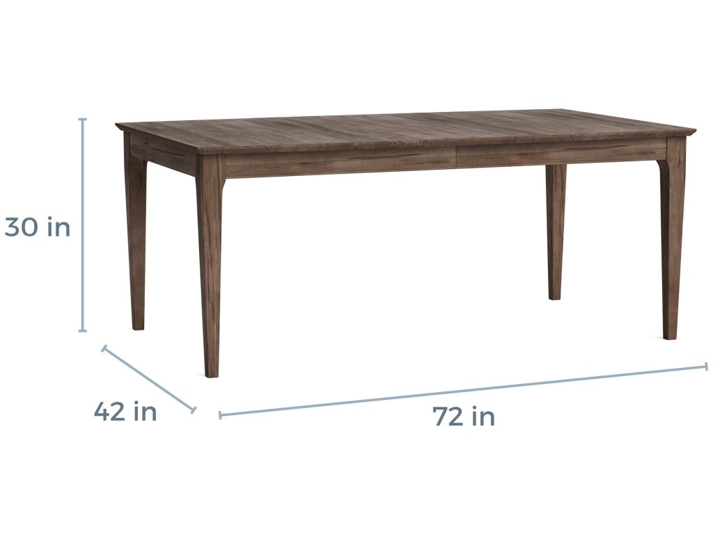 HideAway Solid Maple Boat Shaped Extendable Dining Table - image 4