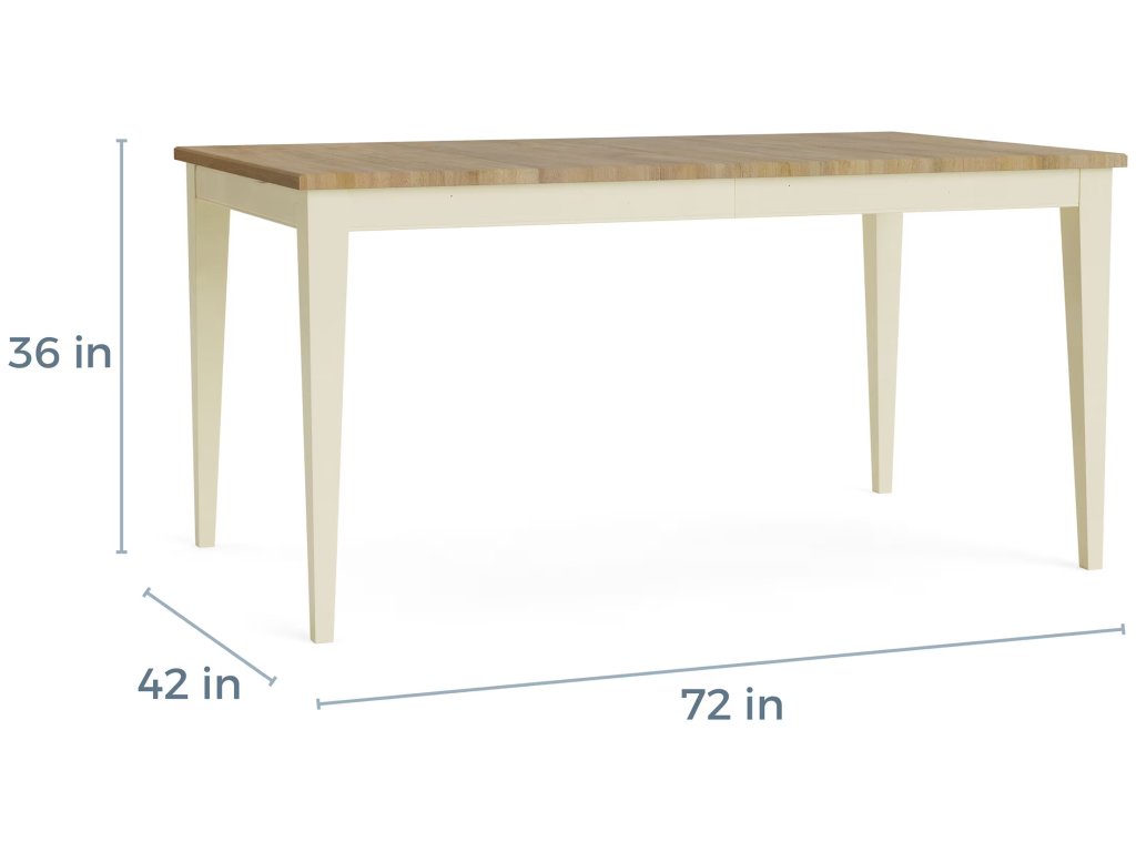 HideAway Solid Maple Rectangle Extendable Counter Dining Table - image 3