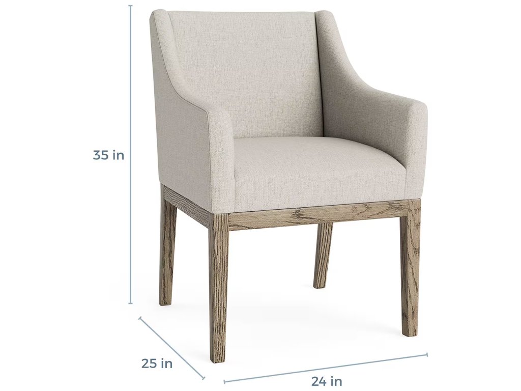 Holt Upholstered Dining Armchair - image 3