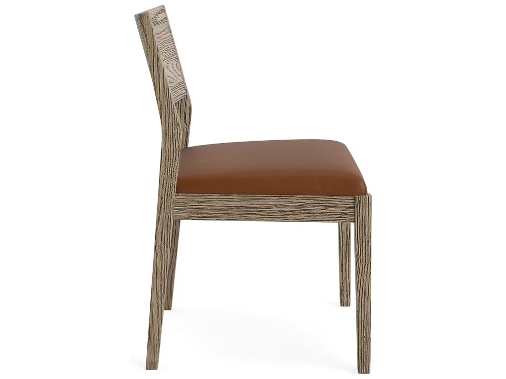Myers Dining Side Chair with Leather Upholstered Seat - image 2
