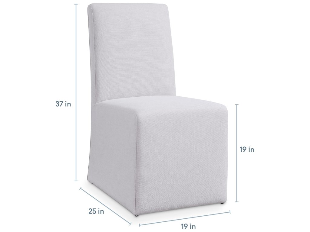 Cameron Upholstered Dining Chair with Casters - image 4