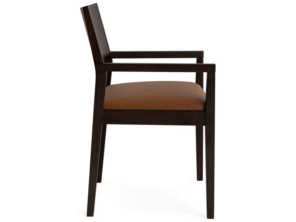Myers Dining Armchair with Leather Upholstered Seat - image 2