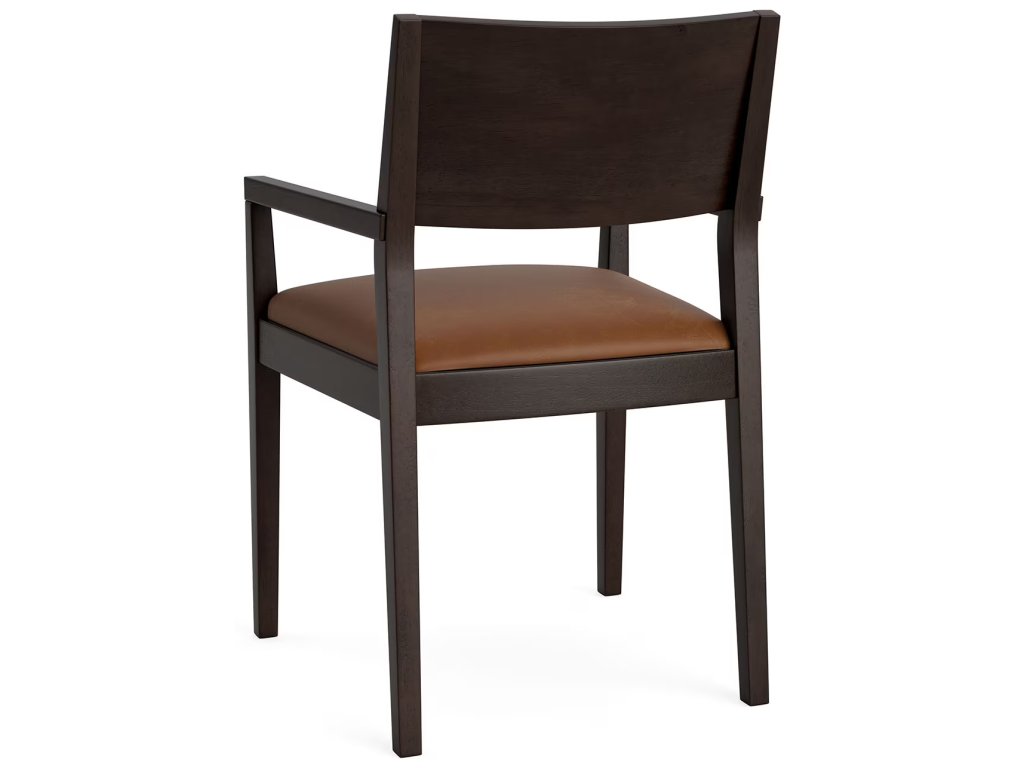 Myers Dining Armchair with Leather Upholstered Seat - image 4