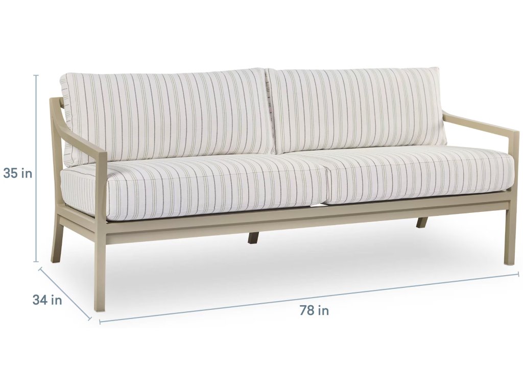 Susanna Outdoor Slope Arm Sofa - image 3